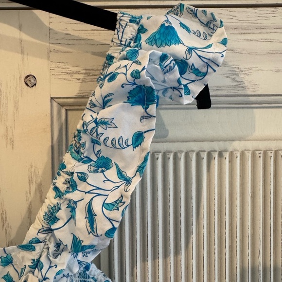 Draper James Blue and White Floral Midi Dress, Small - Picture 9 of 16